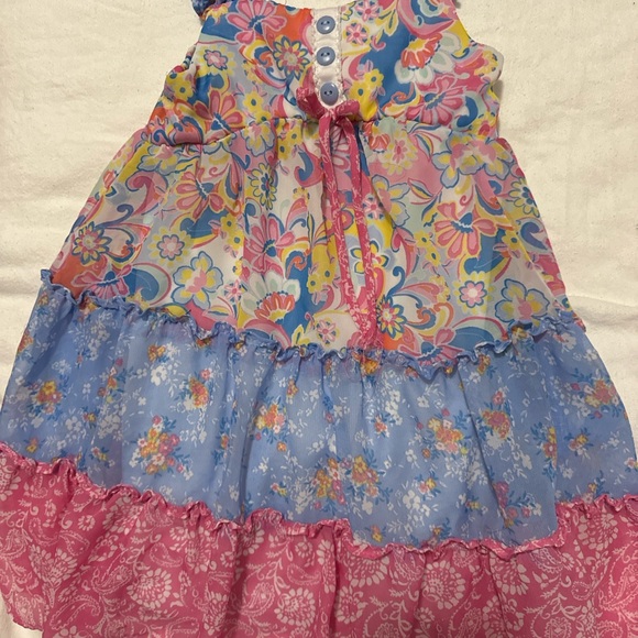 Lona Michelle Girls Multi colored Dress - Picture 1 of 2